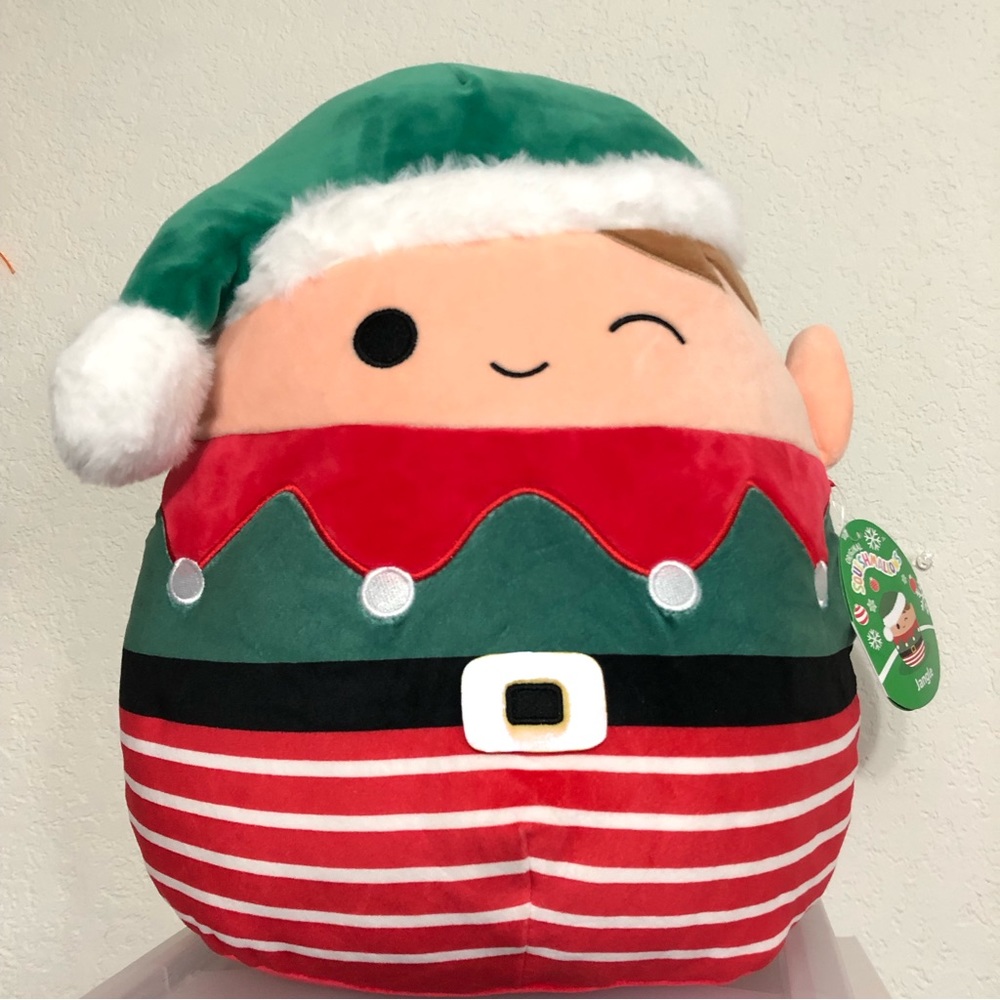 Squishmallow Christmas plush. 14 in. Jangle